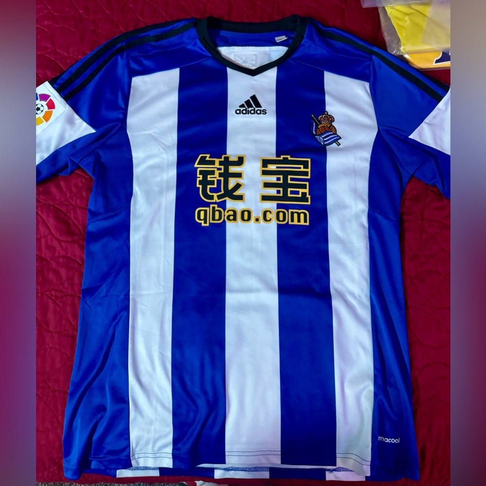 Real Sociedad Pardo #14 Adidas Jersey